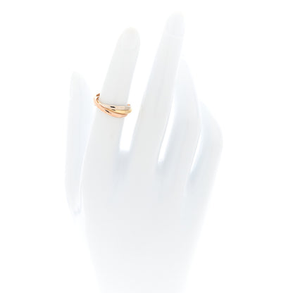 Cartier 18K Pink Yellow White Gold Small Trinity Ring 49 5 2 of 5