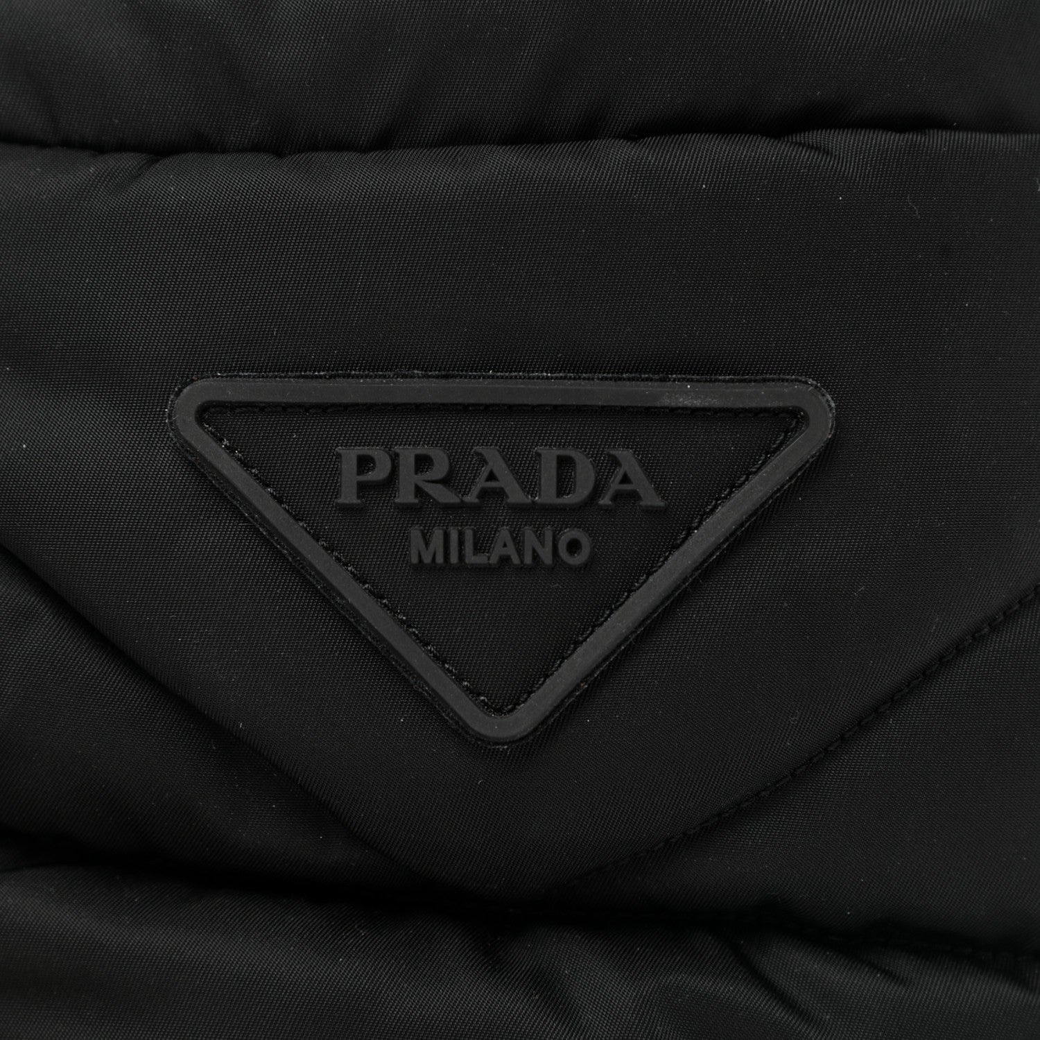 Prada Re-Nylon Gabardine Rubber Triangle Logo Padded Monolith Drawcord 55mm Snow Boots 38.5 Black 7 of 7