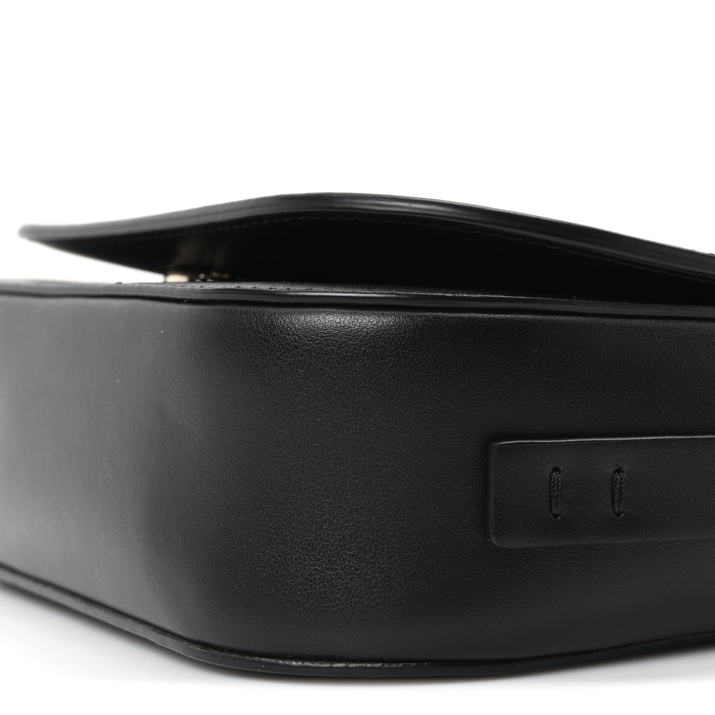 Calfskin VLogo Walk Shoulder Bag Black