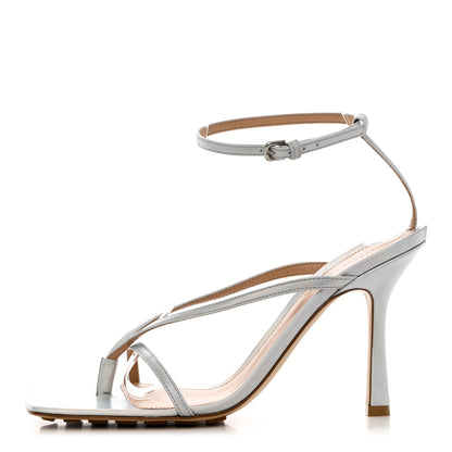 Bottega Veneta Laser Nappa Stretch Multi Strap 90mm Sandals 39 Moon Drop 1 of 8