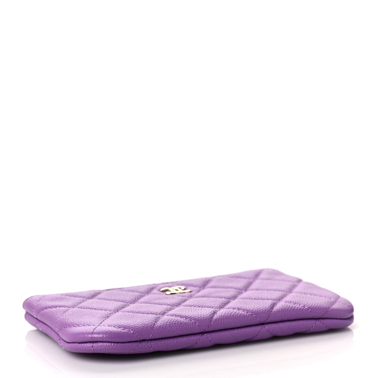 Chanel Caviar Quilted Small Cosmetic Case Purple 4 of 9