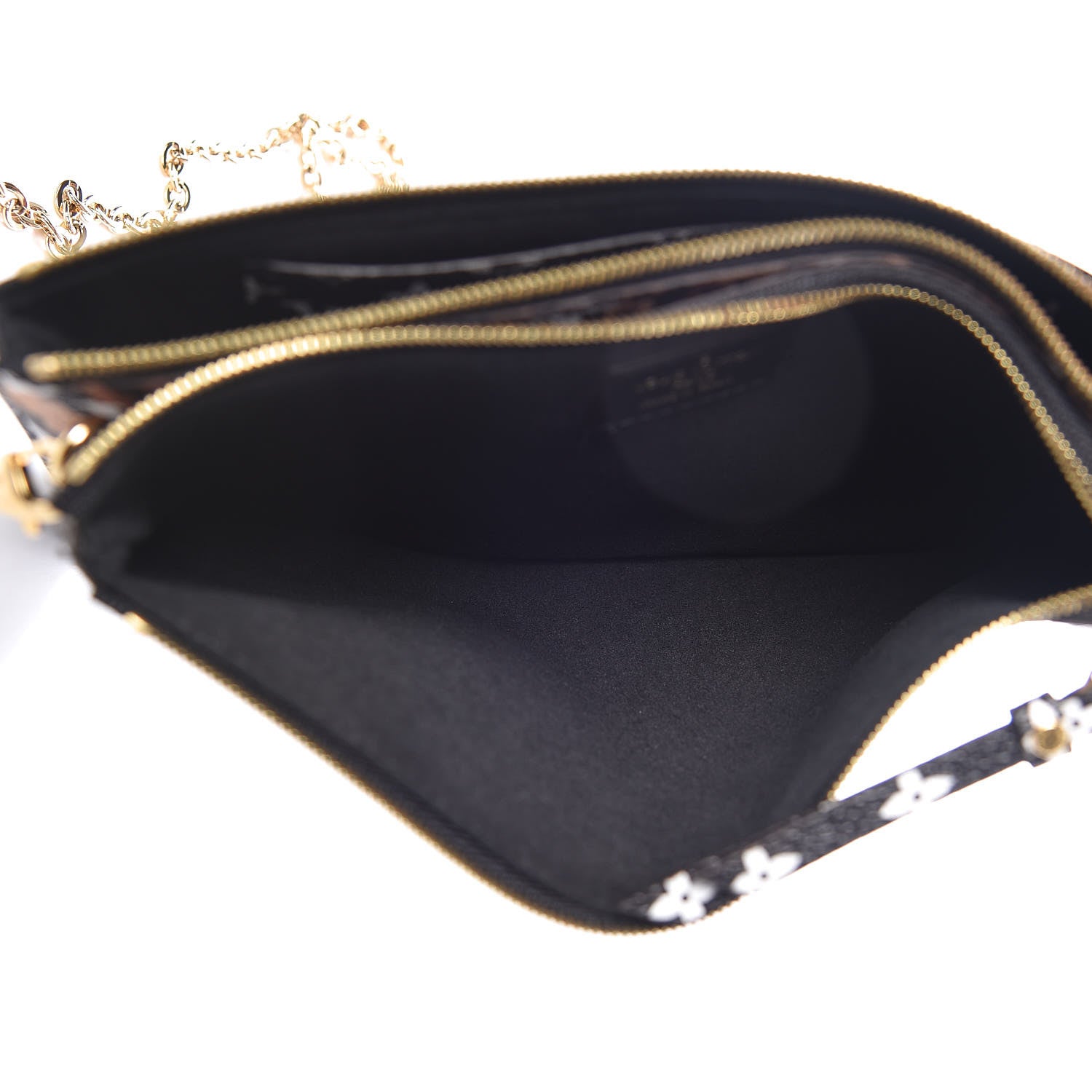 Louis Vuitton Monogram Giant Jungle Pochette Double Zip Black 6 of 10