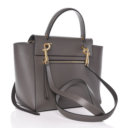 Celine Baby Grained Calfskin Micro Belt Bag Grey 3 of 13