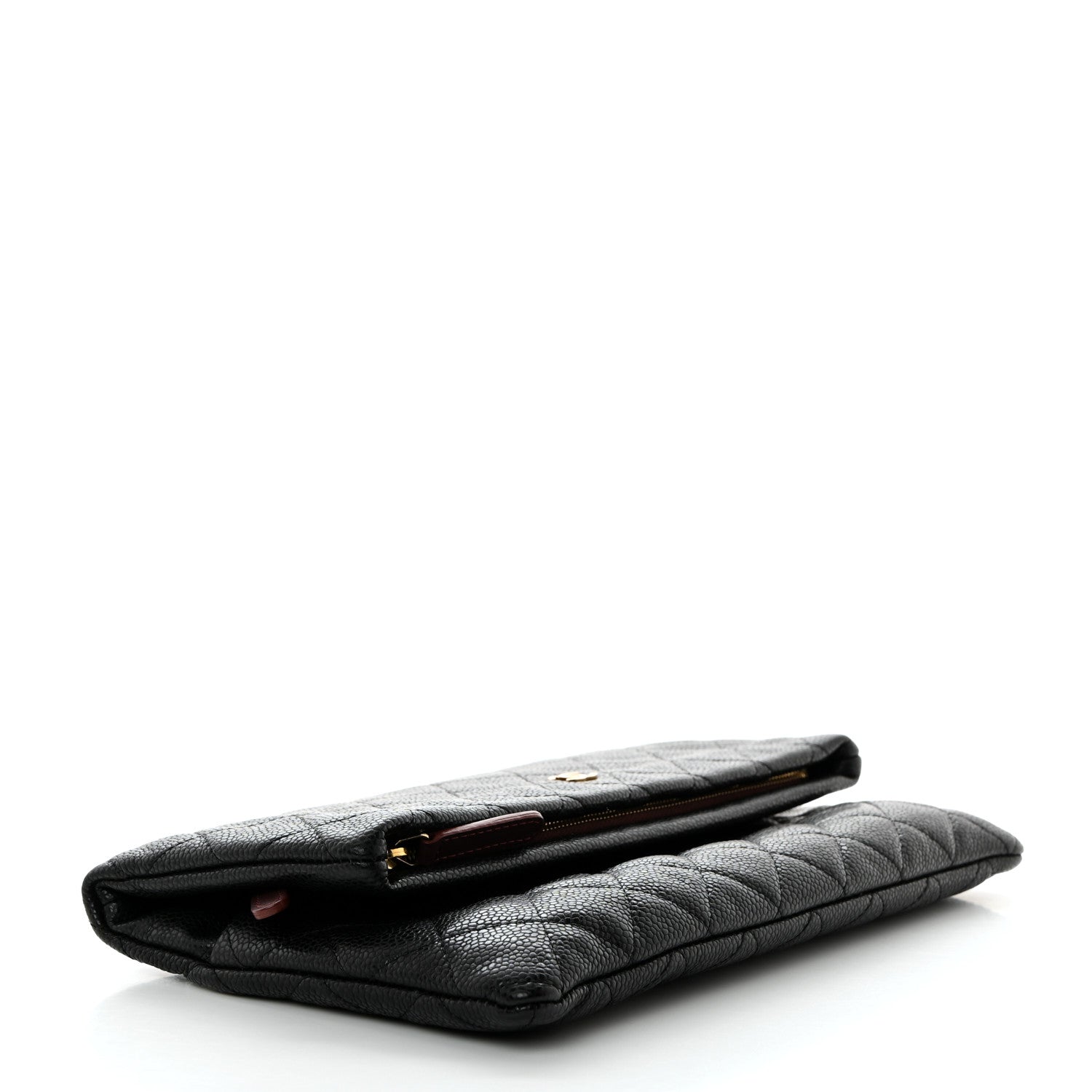 Chanel Caviar Quilted CC Beauty Clutch Black 4 of 8
