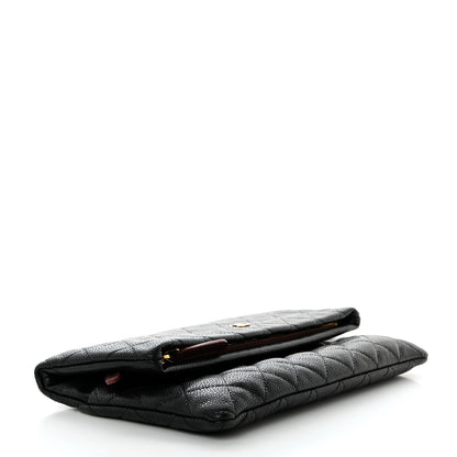 Chanel Caviar Quilted CC Beauty Clutch Black 4 of 8