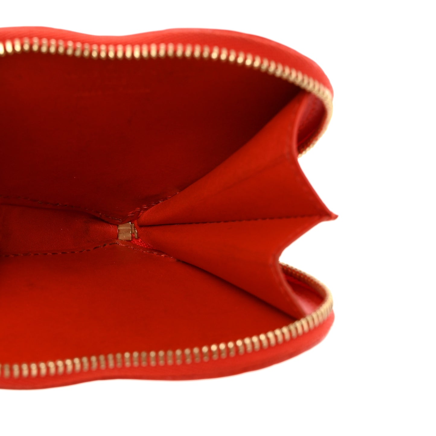 Vernis Heart Coin Purse Orange Sunset