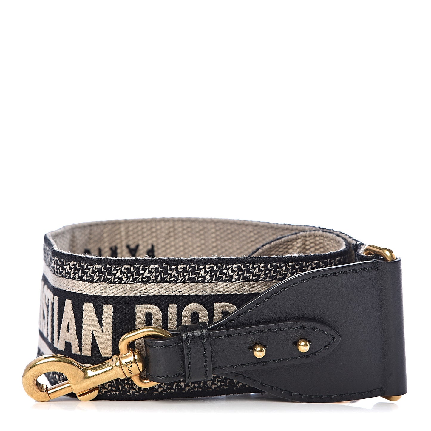 Canvas Embroidered Adjustable Shoulder Strap Blue