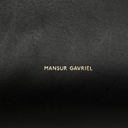 Mansur Gavriel Calfskin Mini Lady Bag Black Flamma 6 of 14