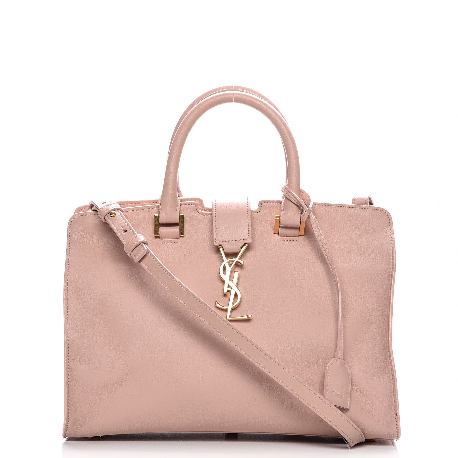 Saint Laurent Calfskin Monogram Small Cabas Pale Blush 1 of 9