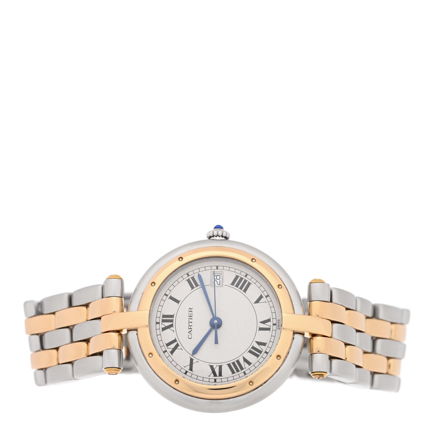Stainless Steel 18K Yellow Gold 29mm Panthere Vendome Quartz Watch
