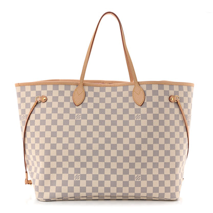 Louis Vuitton Damier Azur Neo Neverfull GM Rose Ballerine 1 of 10