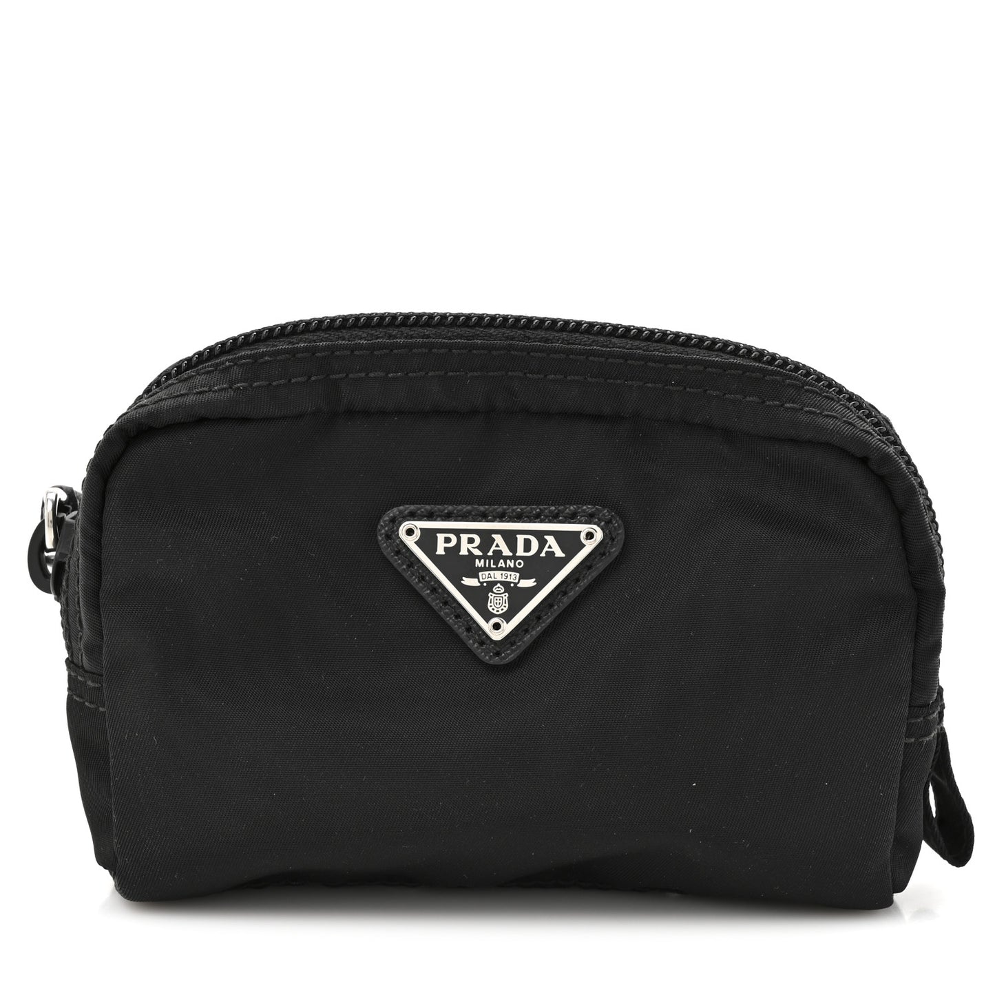Nylon Tessuto Mini Pouch Black