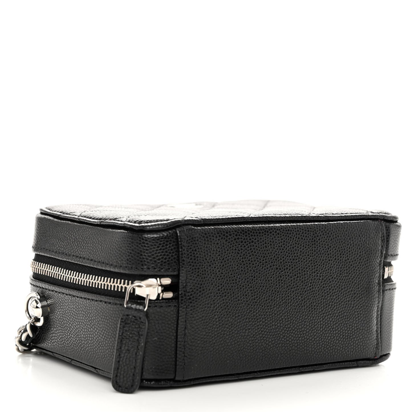 Caviar Quilted Camera Bag Black