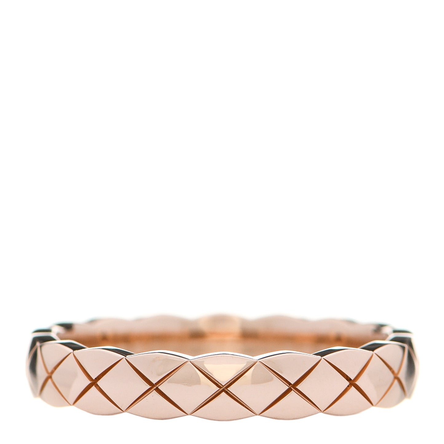 18K Beige Gold Mini Coco Crush Ring 51 5.75