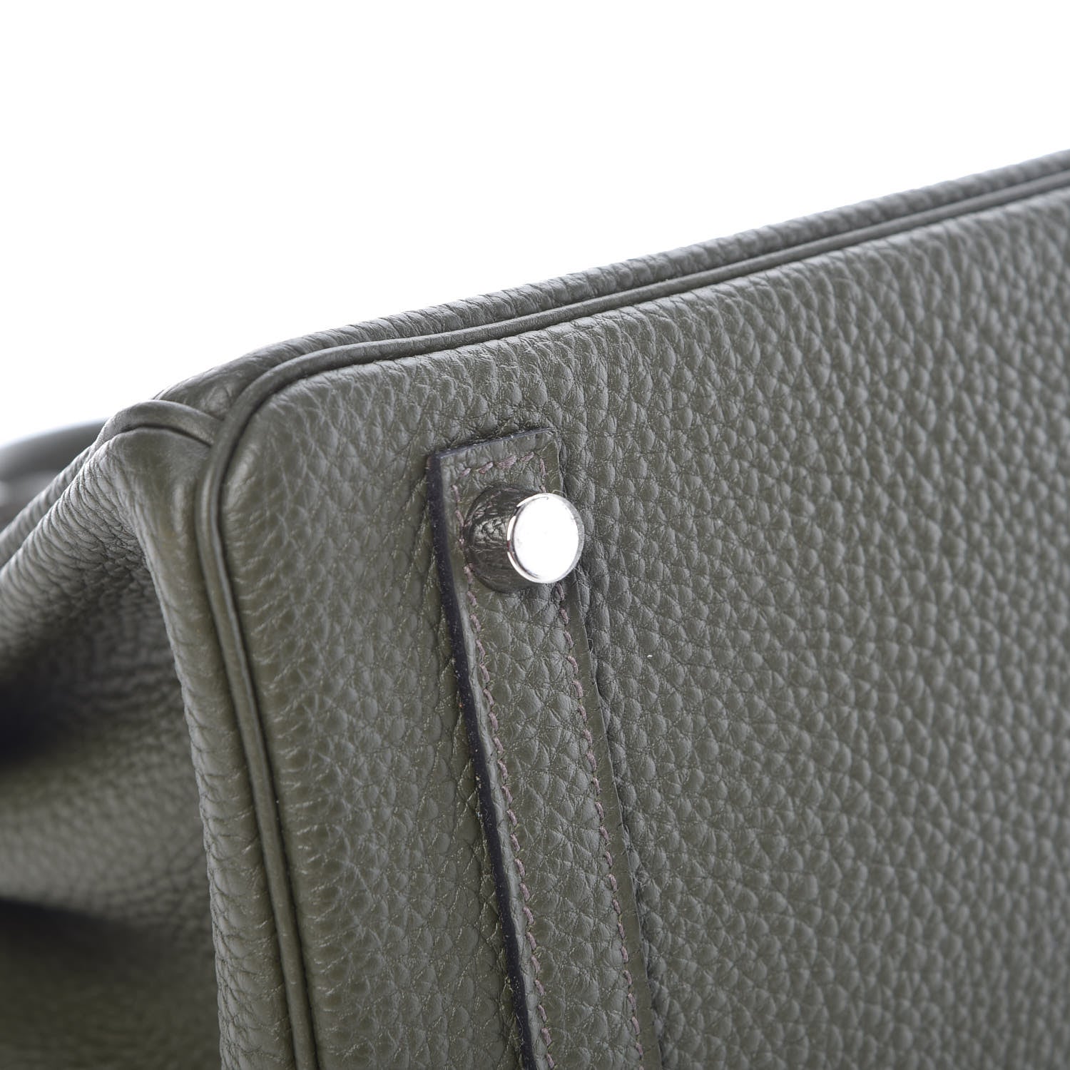 Hermes Togo Birkin 25 Vert Olive 35 of 38
