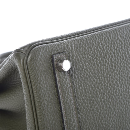 Hermes Togo Birkin 25 Vert Olive 35 of 38