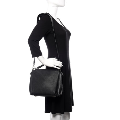 Louis Vuitton Mahina Babylone Chain BB Black 2 of 10