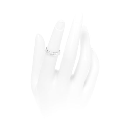 Tiffany Sterling Silver Narrow 1837 Band Ring 49 5 2 of 4