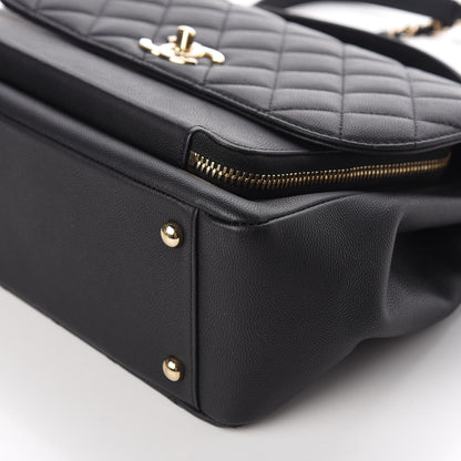 Chanel Caviar Quilted Large Business Affinity Flap Black 7 of 11