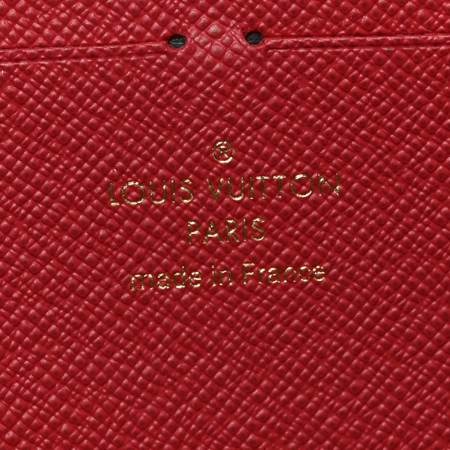 Louis Vuitton Damier Ebene Clemence Wallet Cherry 6 of 6