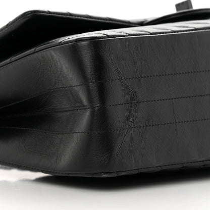 Chanel Aged Calfskin Chevron Quilted 2.55 Reissue 226 So Black 9 of 11
