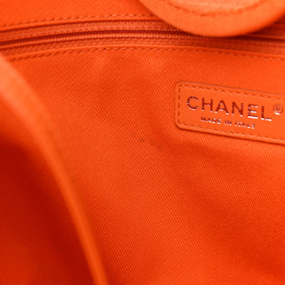 Chanel Canvas Medium Deauville Tote Orange 10 of 10