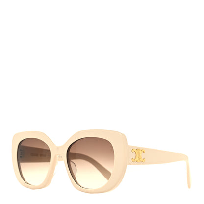 Celine Acetate Triomphe 01 Sunglasses CL 40226U White 1 of 7