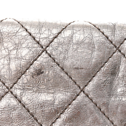 Chanel Metallic Aged Calfskin Quilted 2.55 Reissue 227 Flap Silver 10 of 13
