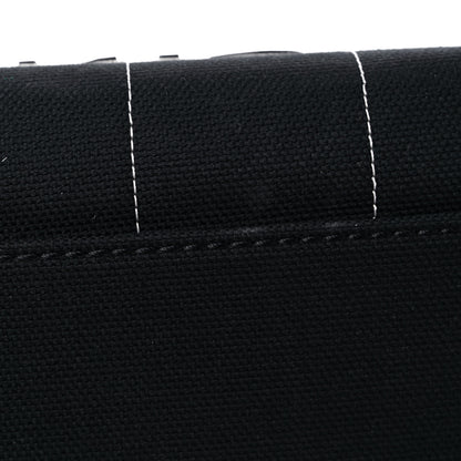 Chanel Cotton Medium Deauville Tote Black White 10 of 10
