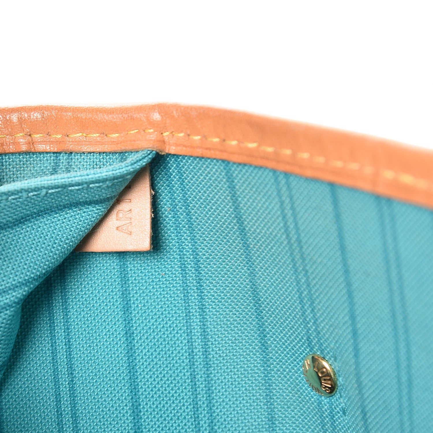 Louis Vuitton Monogram V Neverfull MM Turquoise 8 of 13