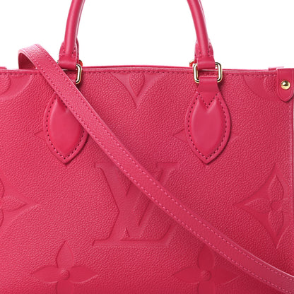 Louis Vuitton Empreinte Monogram Giant Onthego PM Freesia 8 of 11