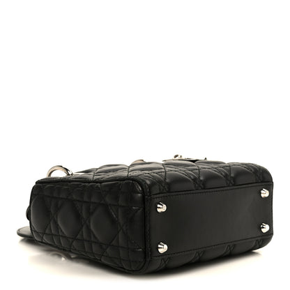 Christian Dior Lambskin Cannage Mini Lady Dior Black 4 of 10
