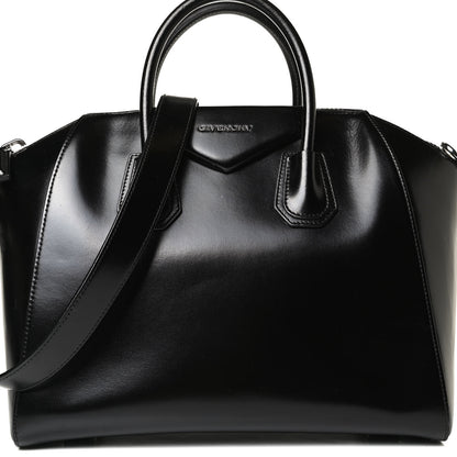 Givenchy Shiny Lord Calfskin Medium Antigona Black 19 of 19