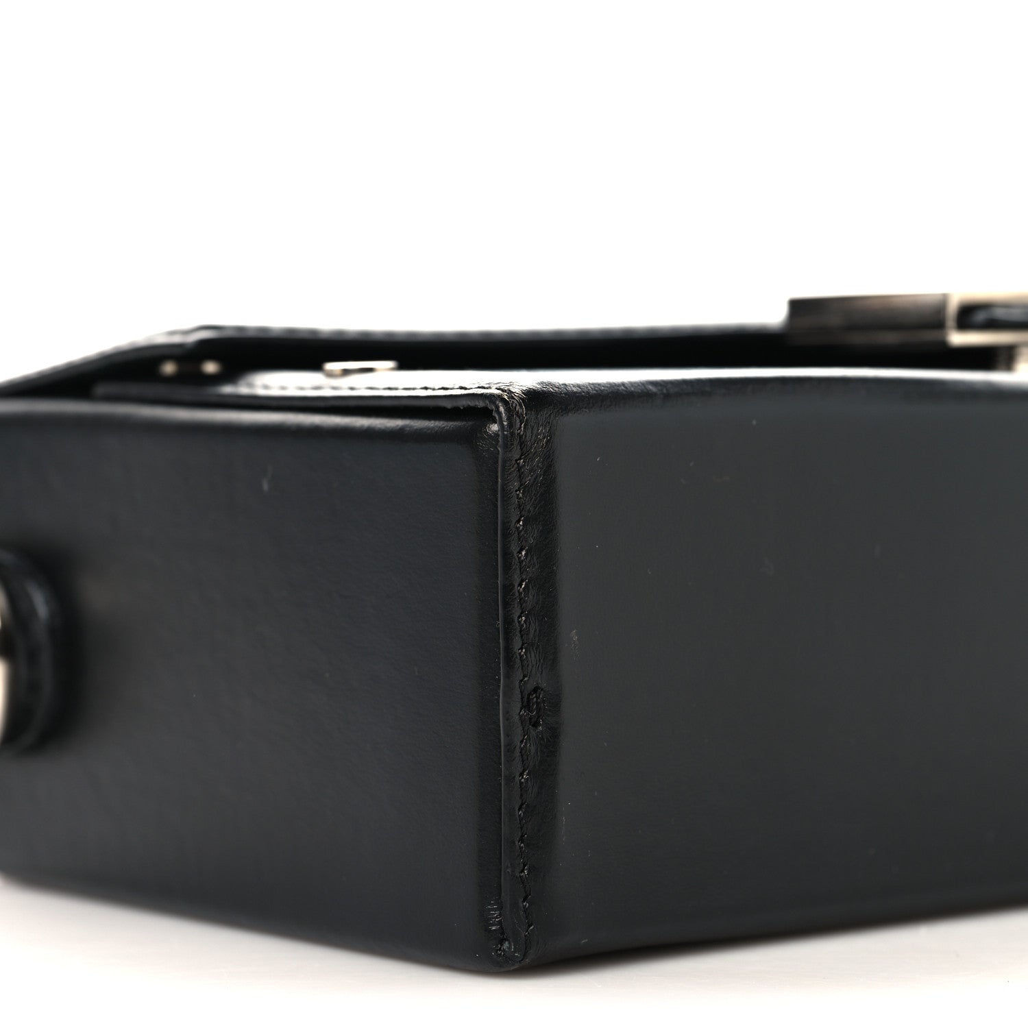 Fendi X MARC JACOBS Nappa Logo Baguette Soft Trunk Bag Black 8 of 9