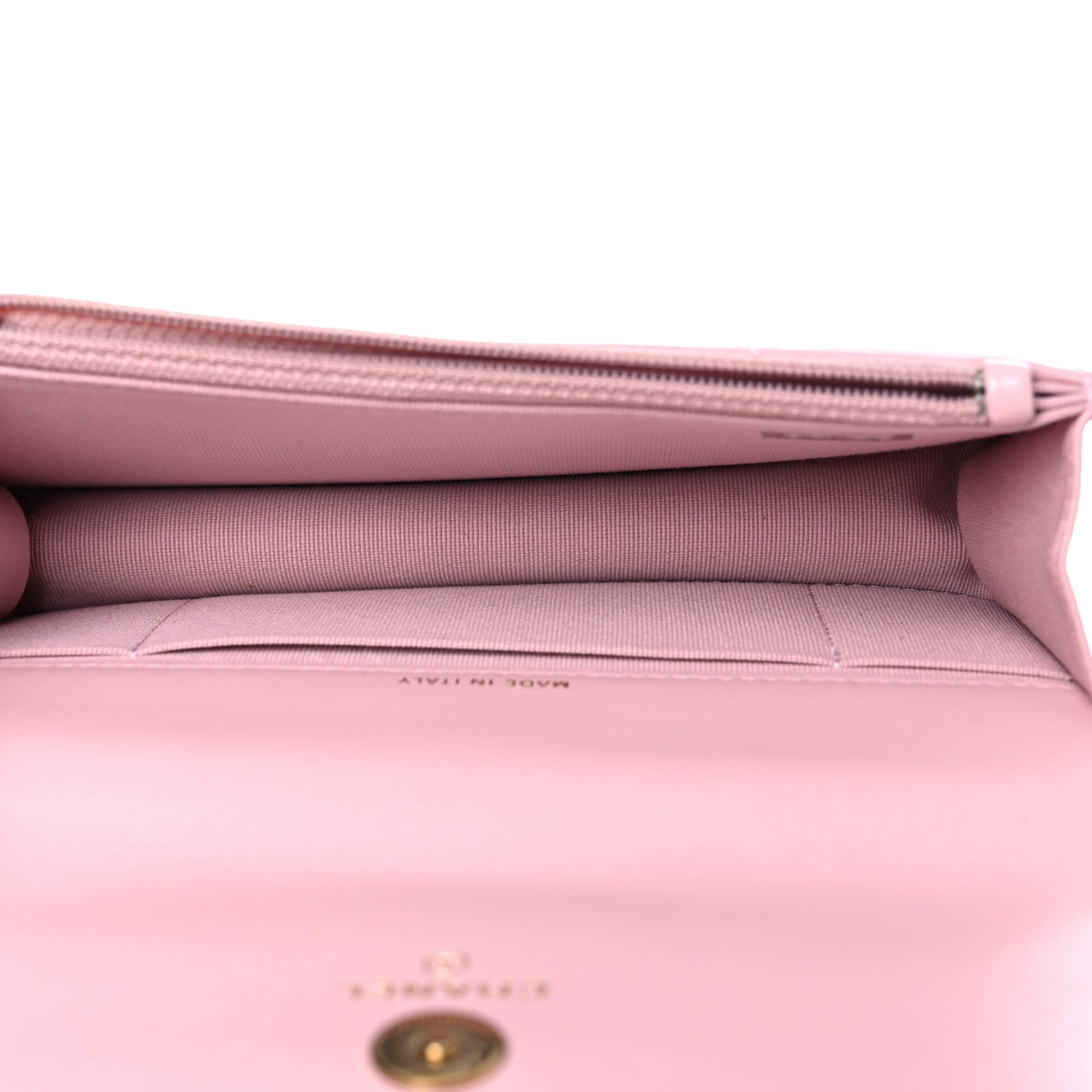 Chanel Lambskin Quilted Chanel 19 Belt Phone Holder Bag Pink 5 of 11