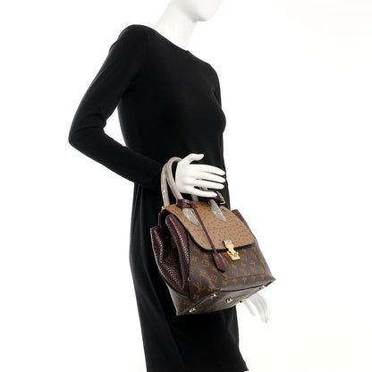 Louis Vuitton Monogram Ostrich Python Majestueux PM Bordeaux 2 of 7