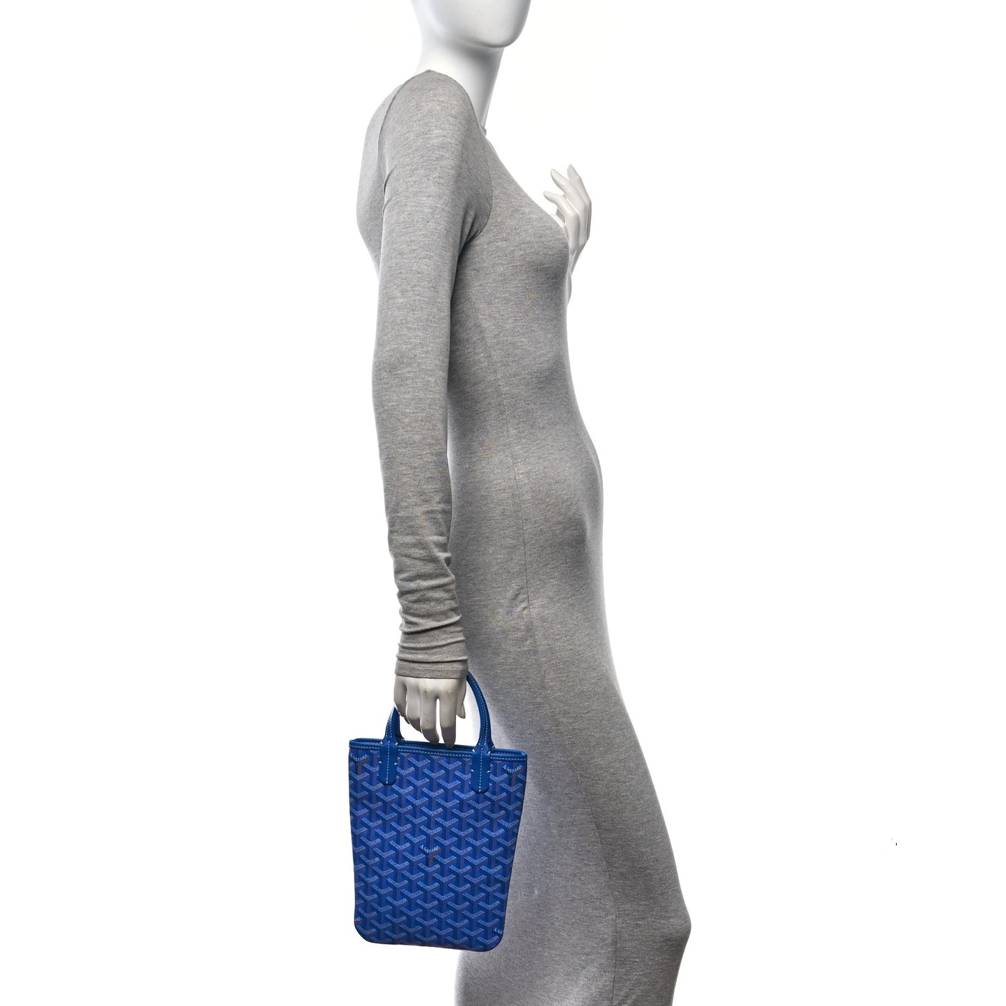 Goyardine Poitiers Tote Blue