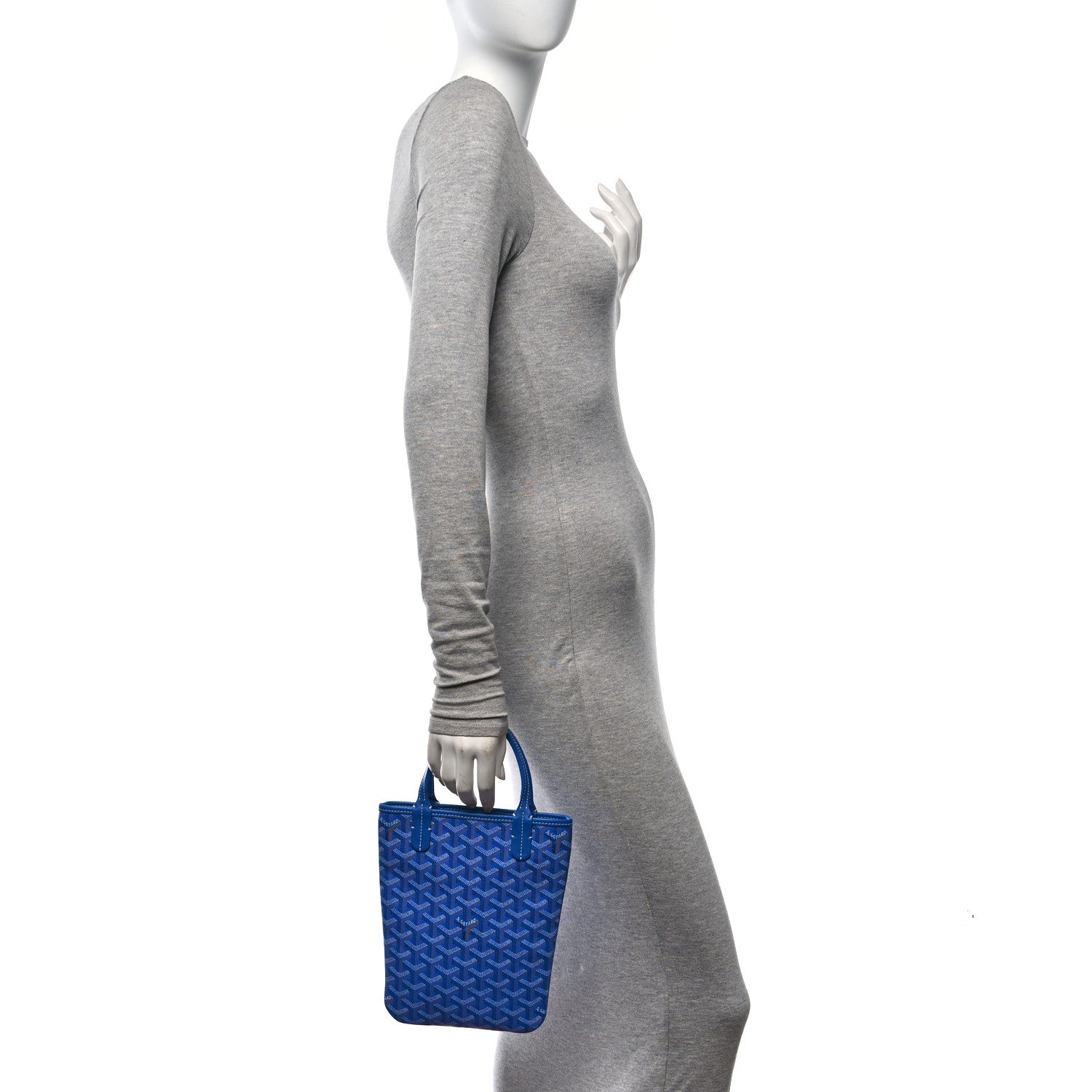 Goyard Goyardine Poitiers Tote Blue 2 of 10