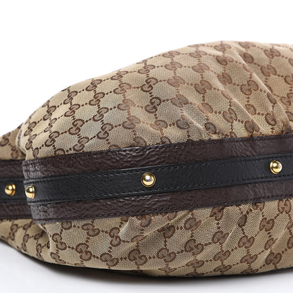 Gucci Monogram Medium Interlocking Hobo Dark Brown 8 of 11