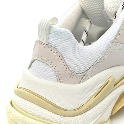 Balenciaga Fabric Mesh Womens Triple S Sneakers 36 White 12 of 13