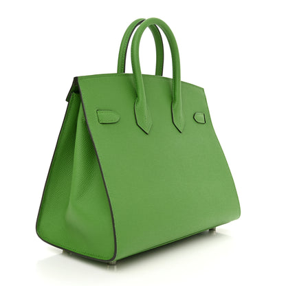 Hermes Epsom Birkin Sellier 25 Vert Yucca 3 of 11
