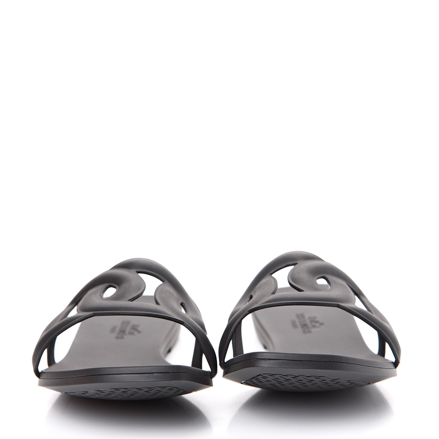 Rubber Aloha Sandals 37 Black