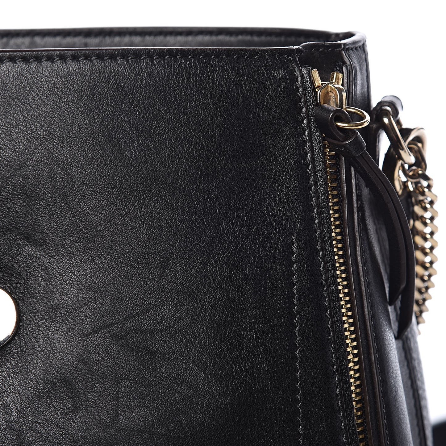 Suede Calfskin Medium Faye Backpack Black