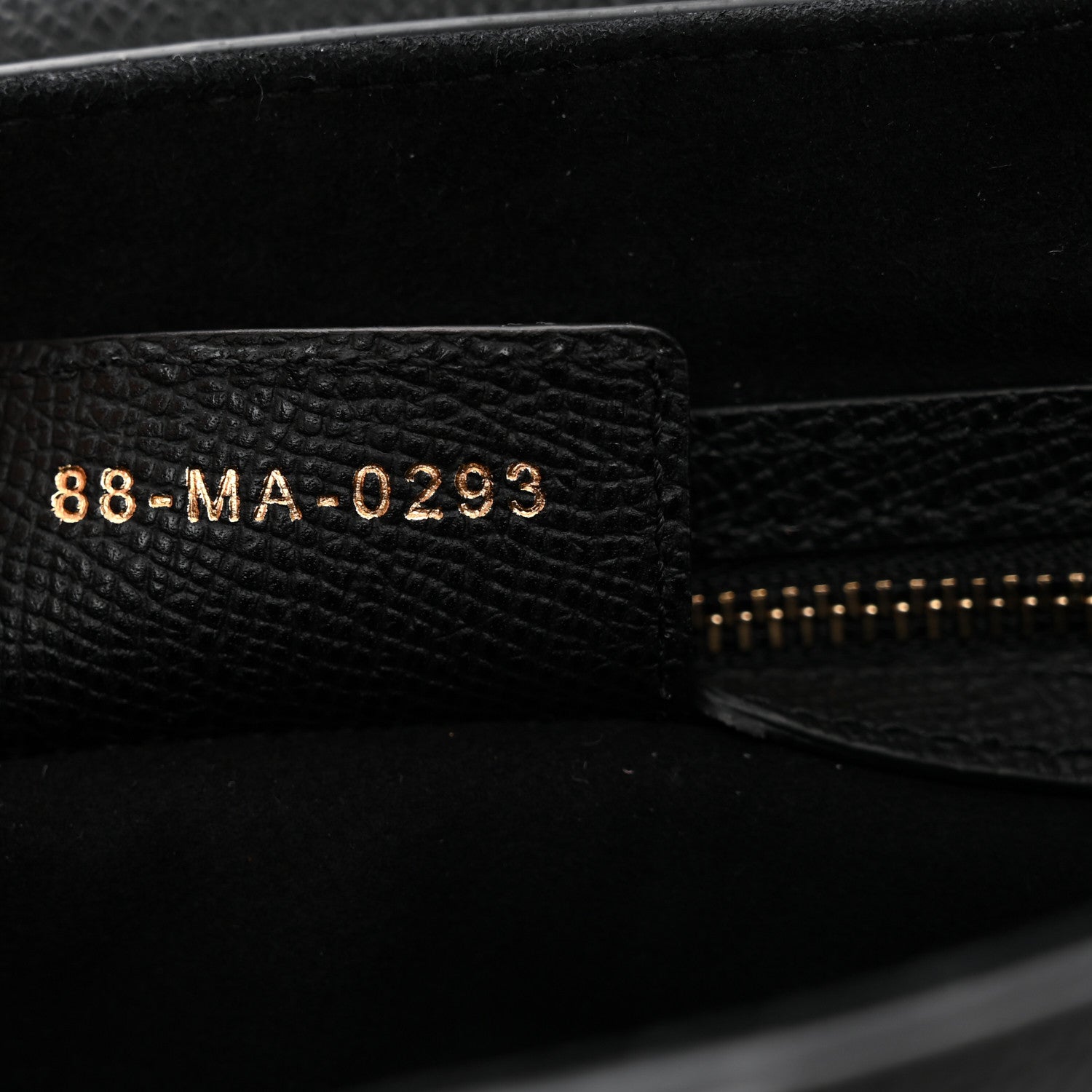 Christian Dior Grained Calfskin Saddle Bag Black 7 of 10