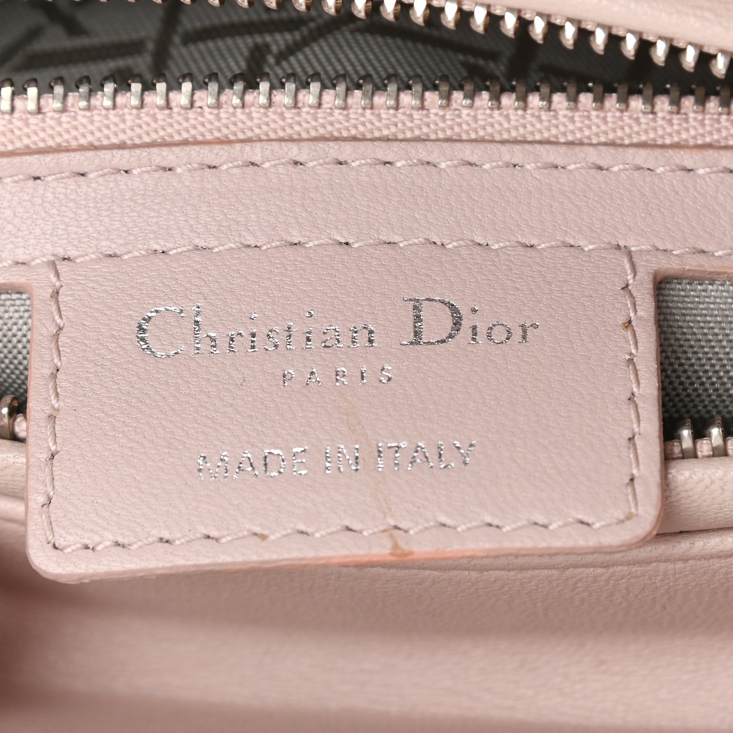 Lambskin Cannage Medium Lady Dior Light Pink