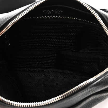Prada Vitello Daino Soft Crossbody Black 5 of 9