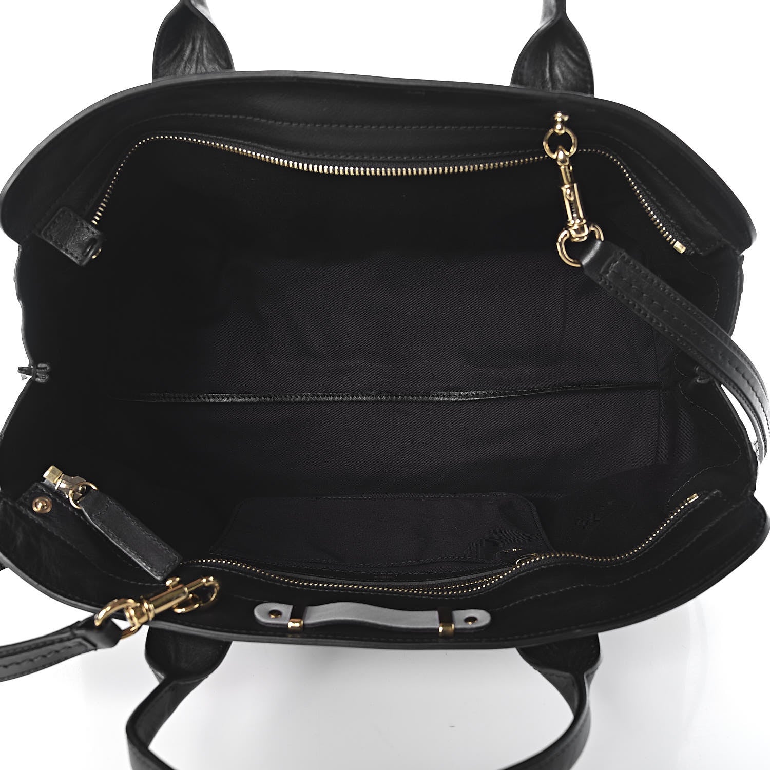 Chloe Calfskin Medium Alice Satchel Black Street Blue 5 of 9