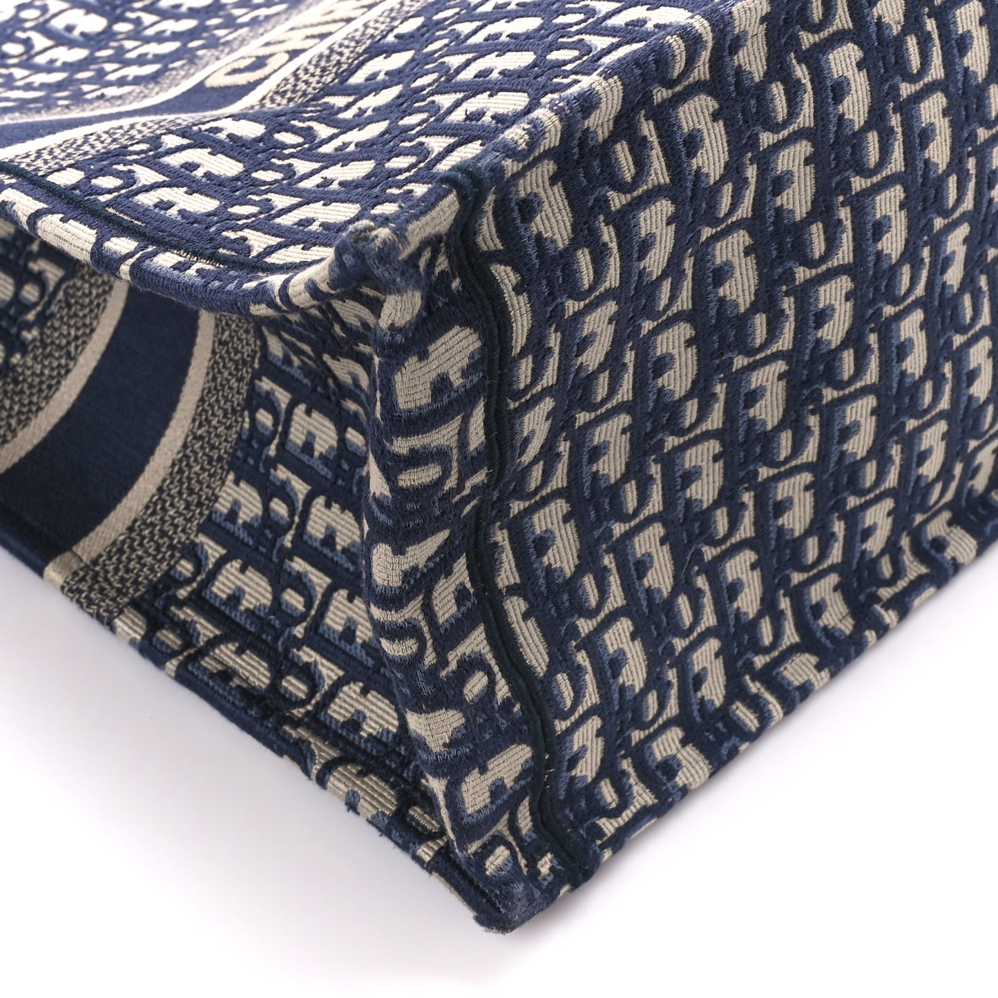 Oblique Large Book Tote Blue Multicolor