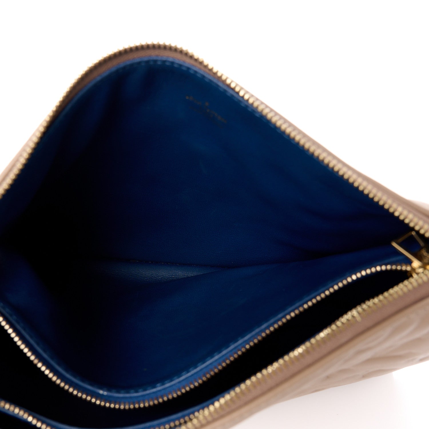 Louis Vuitton Lambskin Embossed Monogram Coussin PM Taupe 6 of 11