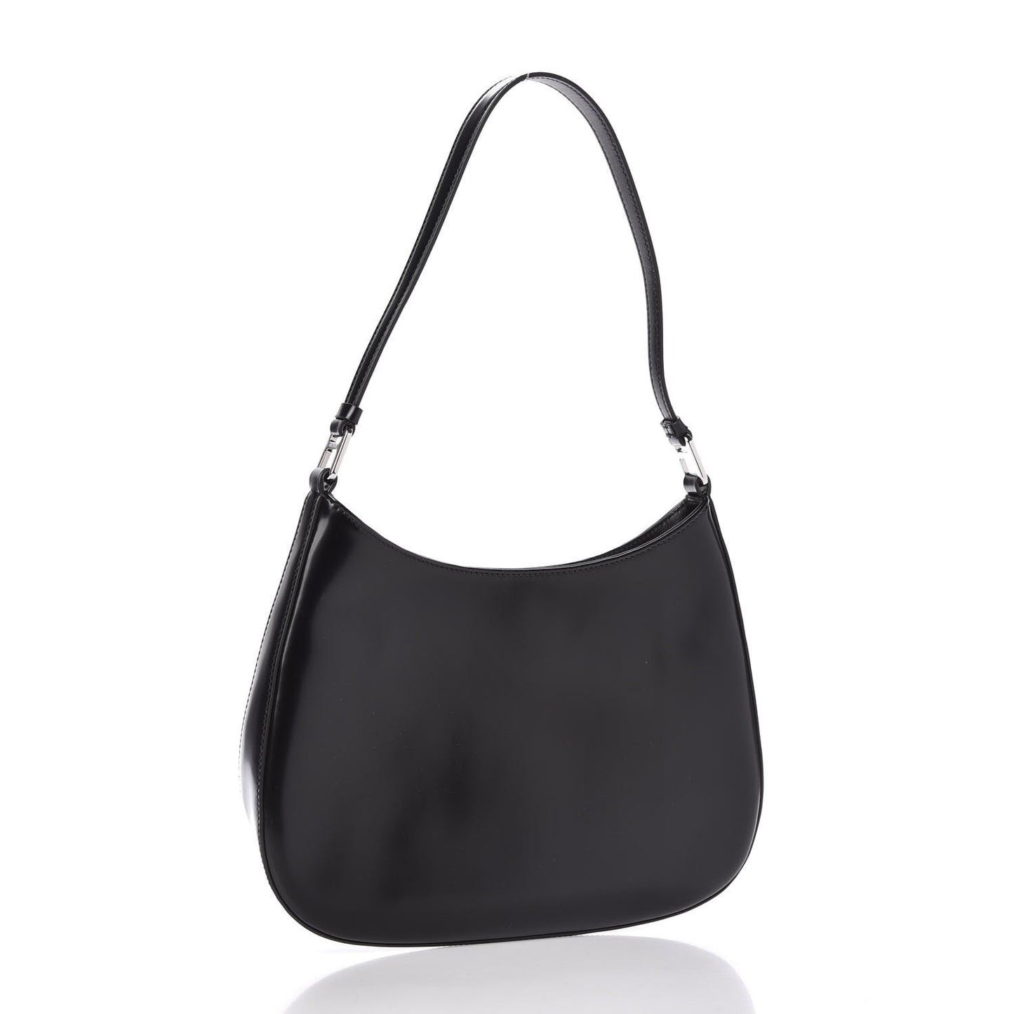 Spazzolato Cleo Shoulder Bag Black